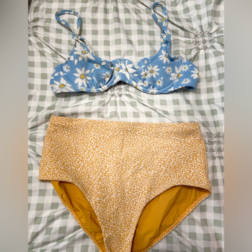 Two piece swim suit
